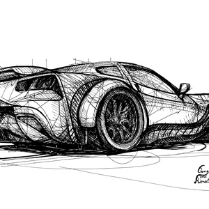 The Anatomy of Velocity, 29.7 × 42 cm (A3), ink on paper, 2026